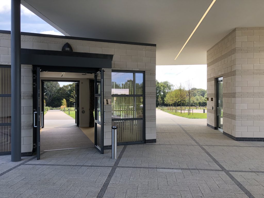 Outside the waiting room