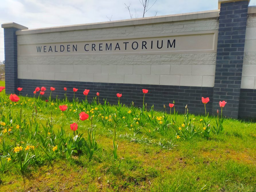 Crematorium roadside entrance